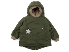 Mini A Ture winter jacket Baby Wen green